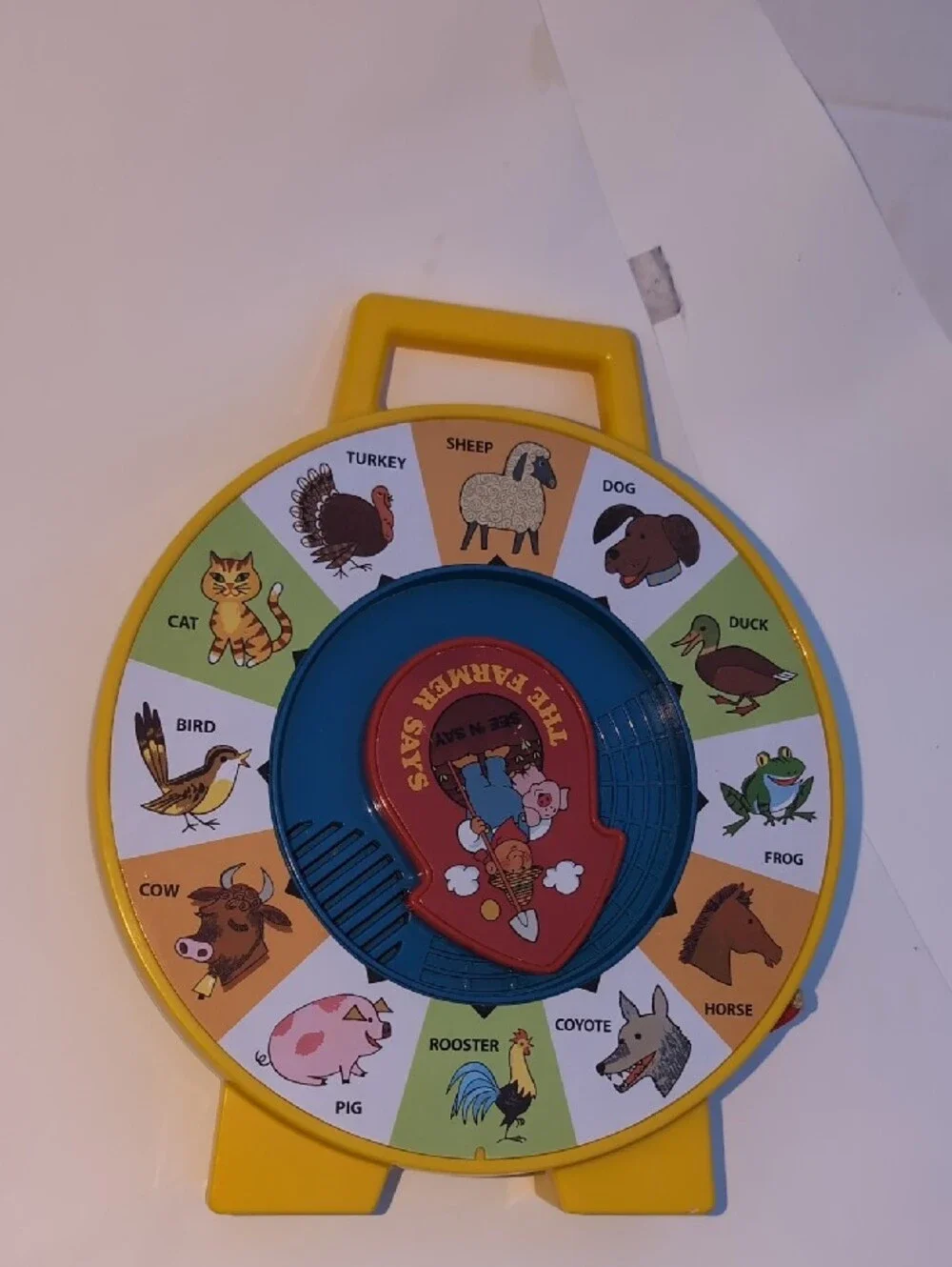Fisher Price Classics  Farmer Says See 'n Say - Vintage Learning Toy, Sounds an